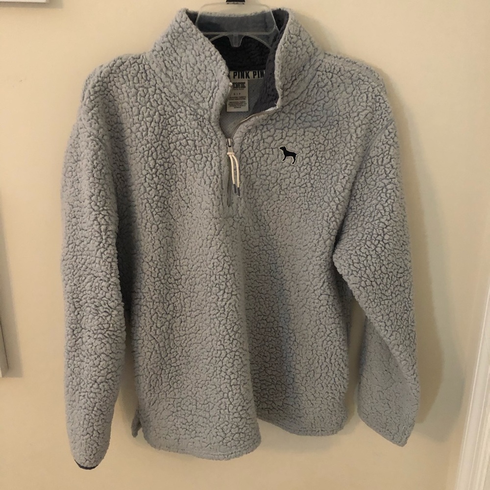 PINK Sherpa sweatshirt